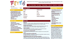 Desktop Screenshot of pets6.com